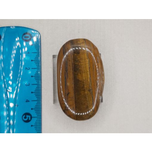 Tigrisszem marokkő nagy lapos