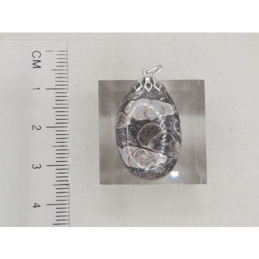 Turitella jáspis medál kaboson