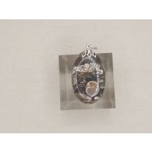 Turitella jáspis medál kaboson