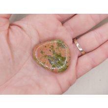 Unakit marokkő lapos nagy