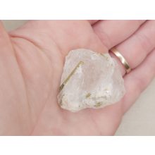 Verdelit zöld turmalin nyers ásvány