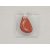 Vörös  jáspis medál