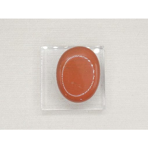 Vörös  jáspis marokkő lapos kicsi