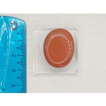 Vörös  jáspis marokkő lapos kicsi