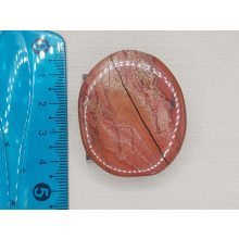 Vörös  jáspis marokkő lapos