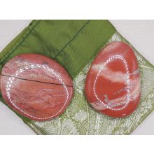 Vörös  jáspis marokkő lapos