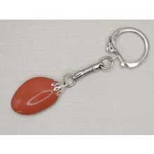 Vörös  jáspis kulcstartó 