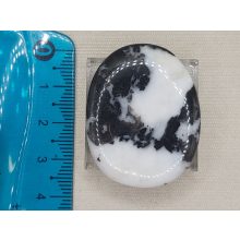 Zebra  jáspis marokkő lapos nagy