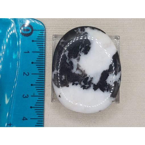 Zebra  jáspis marokkő lapos nagy