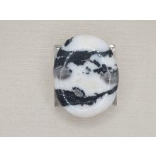 Zebra jáspis marokkő lapos nagy