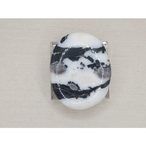 Zebra jáspis marokkő lapos nagy