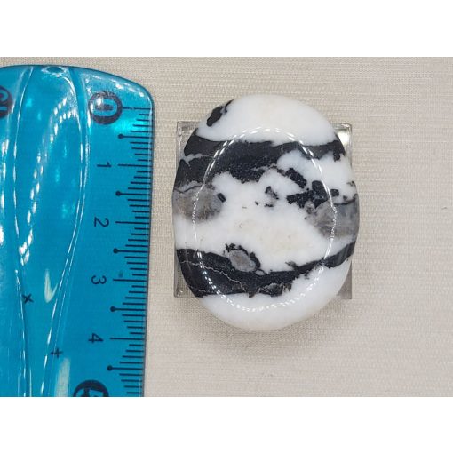 Zebra jáspis marokkő lapos nagy