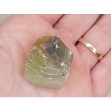 Zöld kalcit nyers kő 