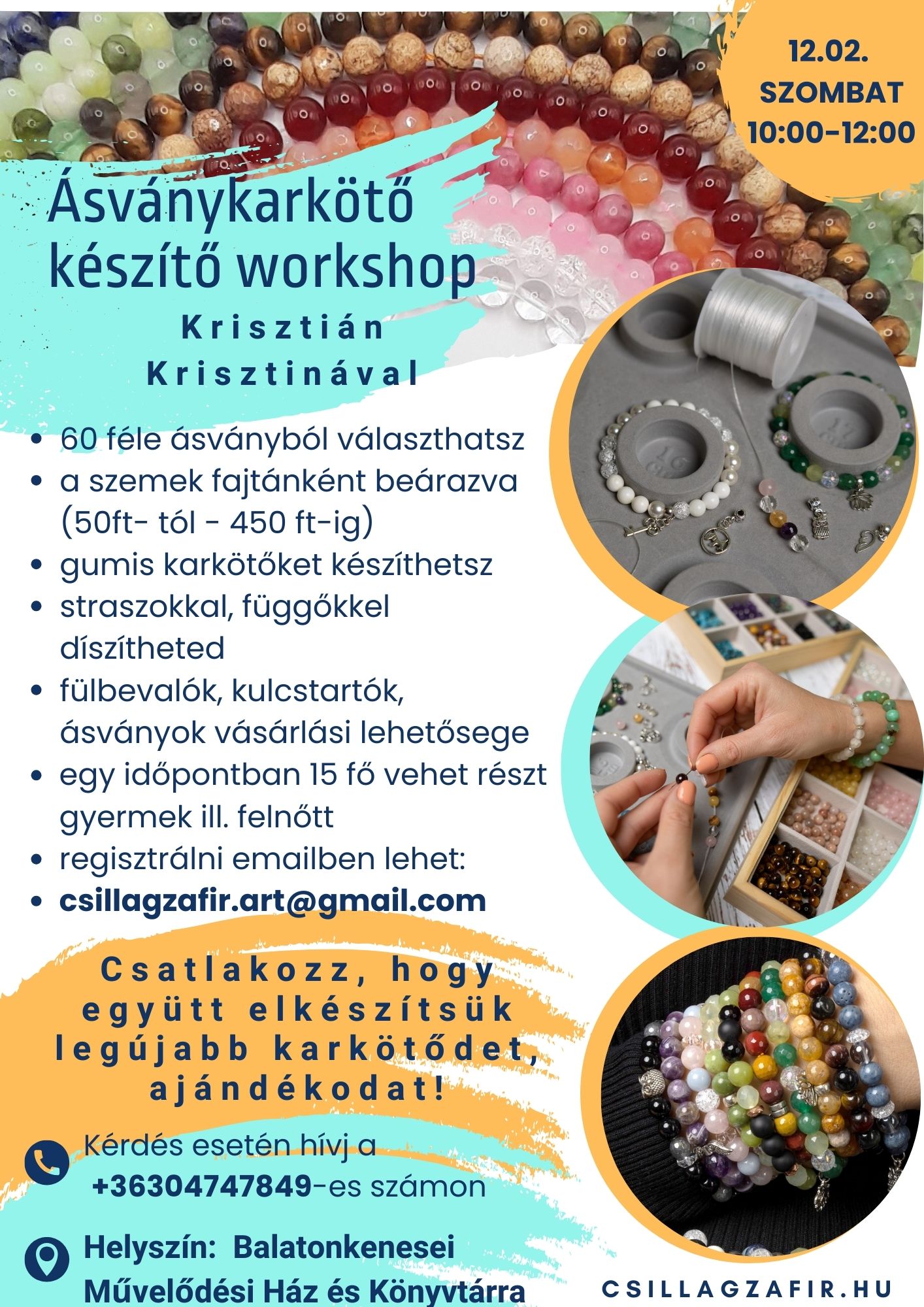 Karkötő készítő workshop